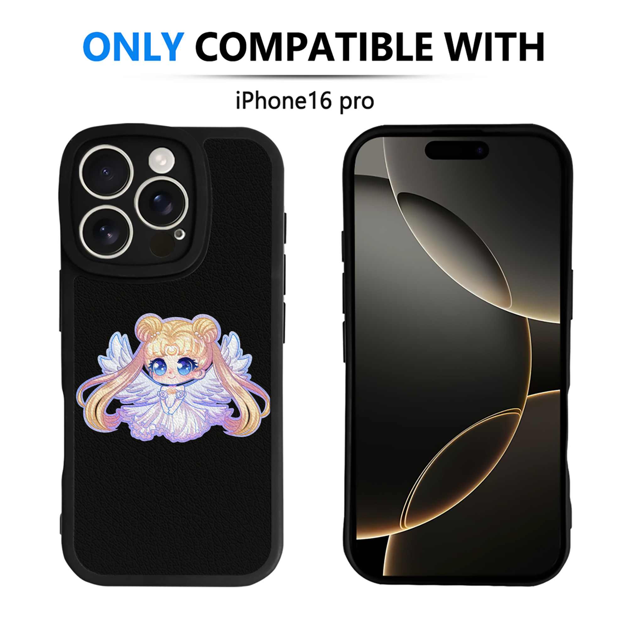（画像用） 美少女戦士セーラームーン 愛野 美奈子 あいの みなこ Sailor Moon Aino Minako 【iPhone 16シリーズ対応】シリコンスマホケース（レザー調） 材質：シリコン